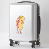 HOTDOG FUNNY DIE DECAL STICKER BIG FÜR AUTO (Koffer)