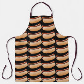 HOTDOG FUNNY MEN'S VATER SCHÜRZE (Vorderseite)