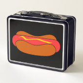 HOTDOG FUNNY RETRO METAL LUNCHBOX (Rückseite)