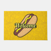 Hotdog Fußmatte (Vorderseite)
