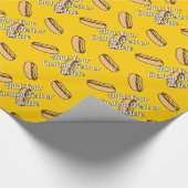 Hotdog Geschenkpapier (Ecke)
