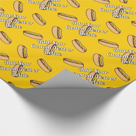 Hotdog Geschenkpapier (Ecke)