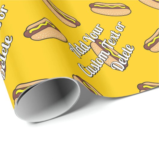 Hotdog Geschenkpapier (Rolleneckpunkt)