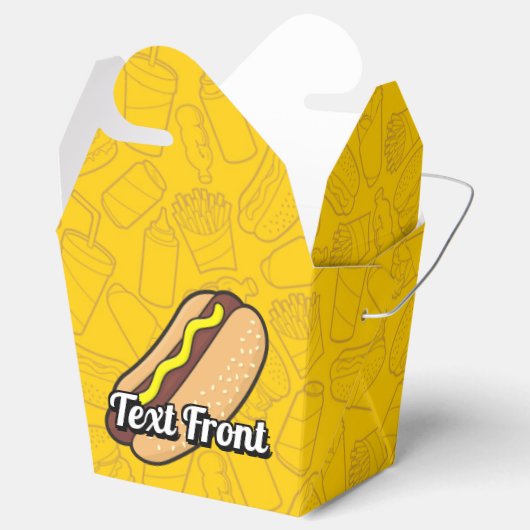Hotdog Geschenkschachtel (Geöffnet)