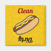 Hotdog Geschirrspüler Magnet (Vorne)