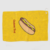 Hotdog Golfhandtuch (Horizontal)