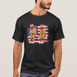 Hotdog Griddy Dance 4. Juli 2023 Boys Girls Wo T-Shirt