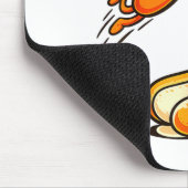 Hotdog Hochsprung Mousepad (Ecke)