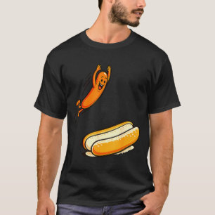 Hotdog Hochsprung T-Shirt