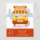 Hotdog-Hunde Flyer (Vorne)