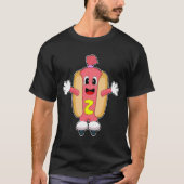 Hotdog Inline-Skaten-Roller-Skate T-Shirt (Vorderseite)