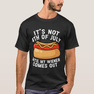 Hotdog ist nicht 4. Juli bis meine Dackel kommt T-Shirt