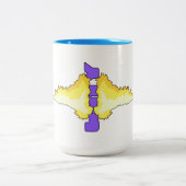 Hotdog-Kaffee-Cup, bestmöglicher Kaffee-Cup Zweifarbige Tasse (Mittel)