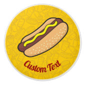 Hotdog-Keramik Keramikknauf (Vorderseite)