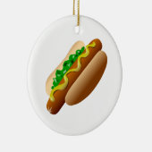 Hotdog Keramik Ornament (Rechts)
