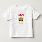 Hotdog Kleinkind T-shirt (Vorderseite)