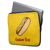 Hotdog Laptop Sleeve (Vorderseite Links)