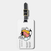 HOTDOG LUGGAGE TAG GEPÄCKANHÄNGER (Vorderseite vertikal)