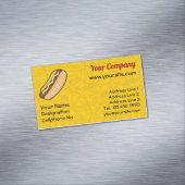 Hotdog Magnetische Visitenkarte (Beispiel)