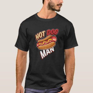 Hotdog Man I Fast Food Sausen Hotdogs Food Dackel T-Shirt
