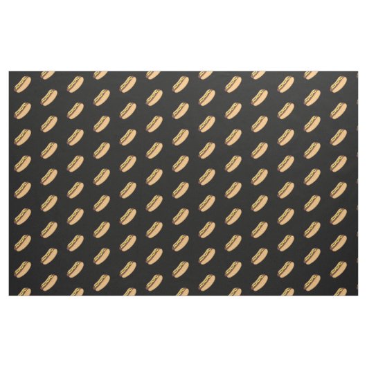 Hotdog-Muster Stoff (Fat Quarter (45,7 x 55,9 cm))