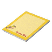 Hotdog Notepad Notizblock (Rotiert)