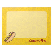 Hotdog Notepad Notizblock (Vorderseite)