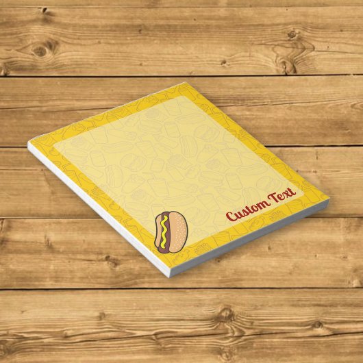 Hotdog Notepad Notizblock