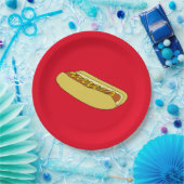 Hotdog-Papier-Party-Teller Pappteller (Party)