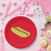 Hotdog-Papier-Party-Teller Pappteller (Party)