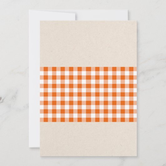 Hotdog Picknick Geburtstagsthema Einladung (Rückseite)