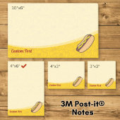 Hotdog Post-it Klebezettel