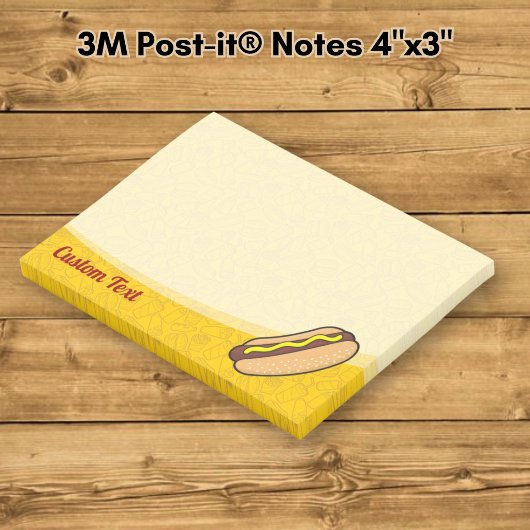 Hotdog Post-it Klebezettel