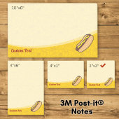 Hotdog Post-it Klebezettel