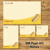 Hotdog Post-it Klebezettel