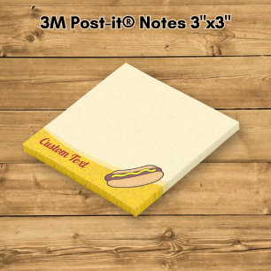Hotdog Post-it Klebezettel