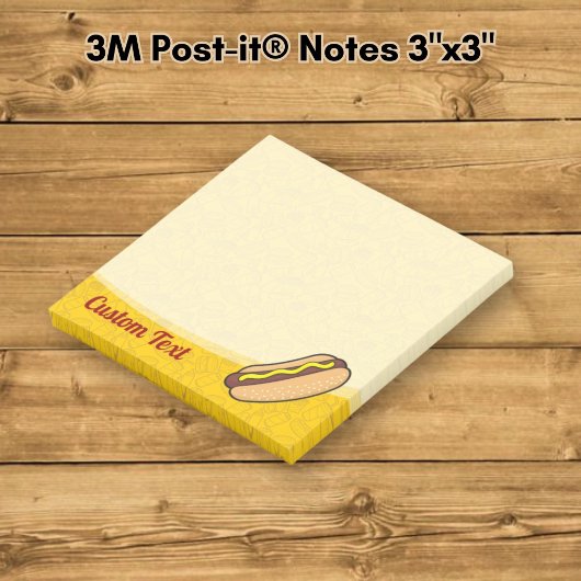 Hotdog Post-it Klebezettel