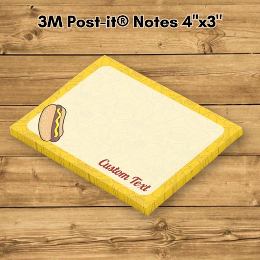 Hotdog Post-it Klebezettel