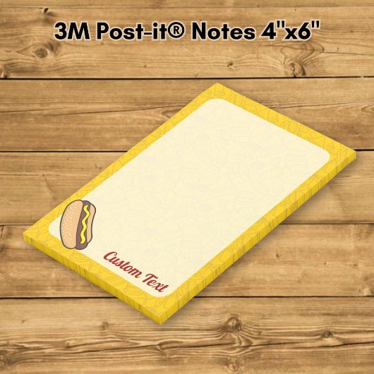 Hotdog Post-it Klebezettel