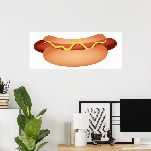 Hotdog Poster (Heimbüro)