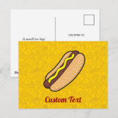 Hotdog Postkarte (Vorne/Hinten)
