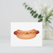 Hotdog Postkarte (Stehend Vorderseite)