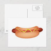 Hotdog Postkarte (Vorne/Hinten)