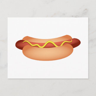 Hotdog Postkarte