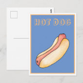 Hotdog Postkarte (Vorne/Hinten)