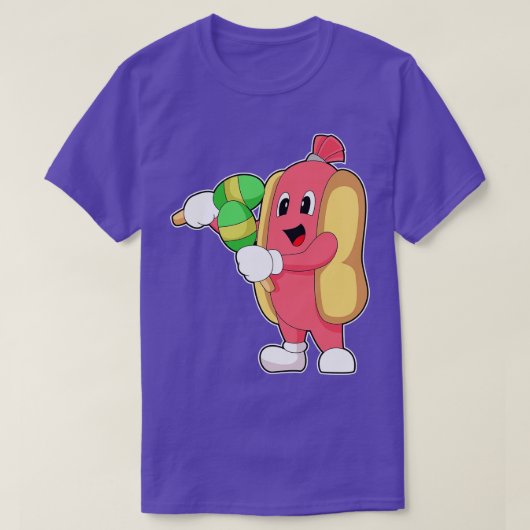 Hotdog Rattle Music T-Shirt (Design vorne)