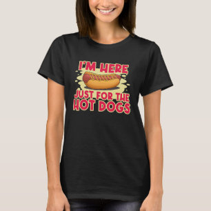 Hotdog Sandwich Introvert Ich bin nur für die T-Shirt