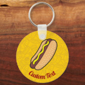 Hotdog-Schlüsselanhänger Schlüsselanhänger (Vorderseite)