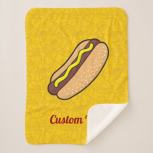 Hotdog Sherpa Blanket Sherpadecke