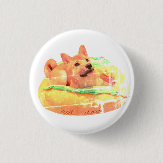 Hotdog Shiba Abzeichen Button